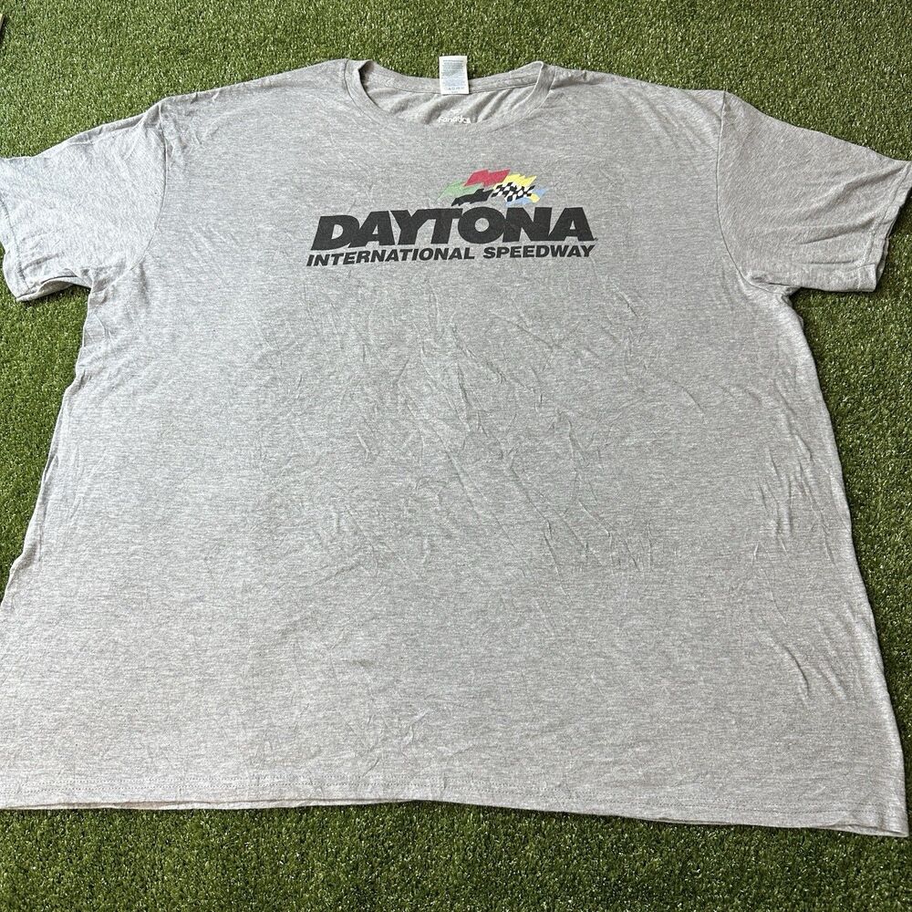 Daytona International Speedway Fanatics T-Shirt 3XL Gray NASCAR Graphic Tee NWOT